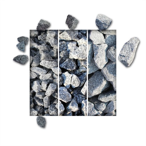 Granitsplitt hellgrau splitt - granitsplitt,