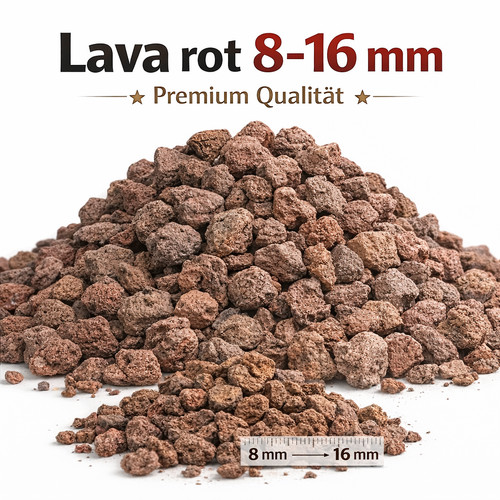 Lavamulch rot braun mm - rot-braun,